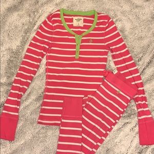 Abercrombie & Fitch Striped Pajama Set